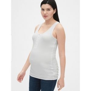 Maternity henley tank top